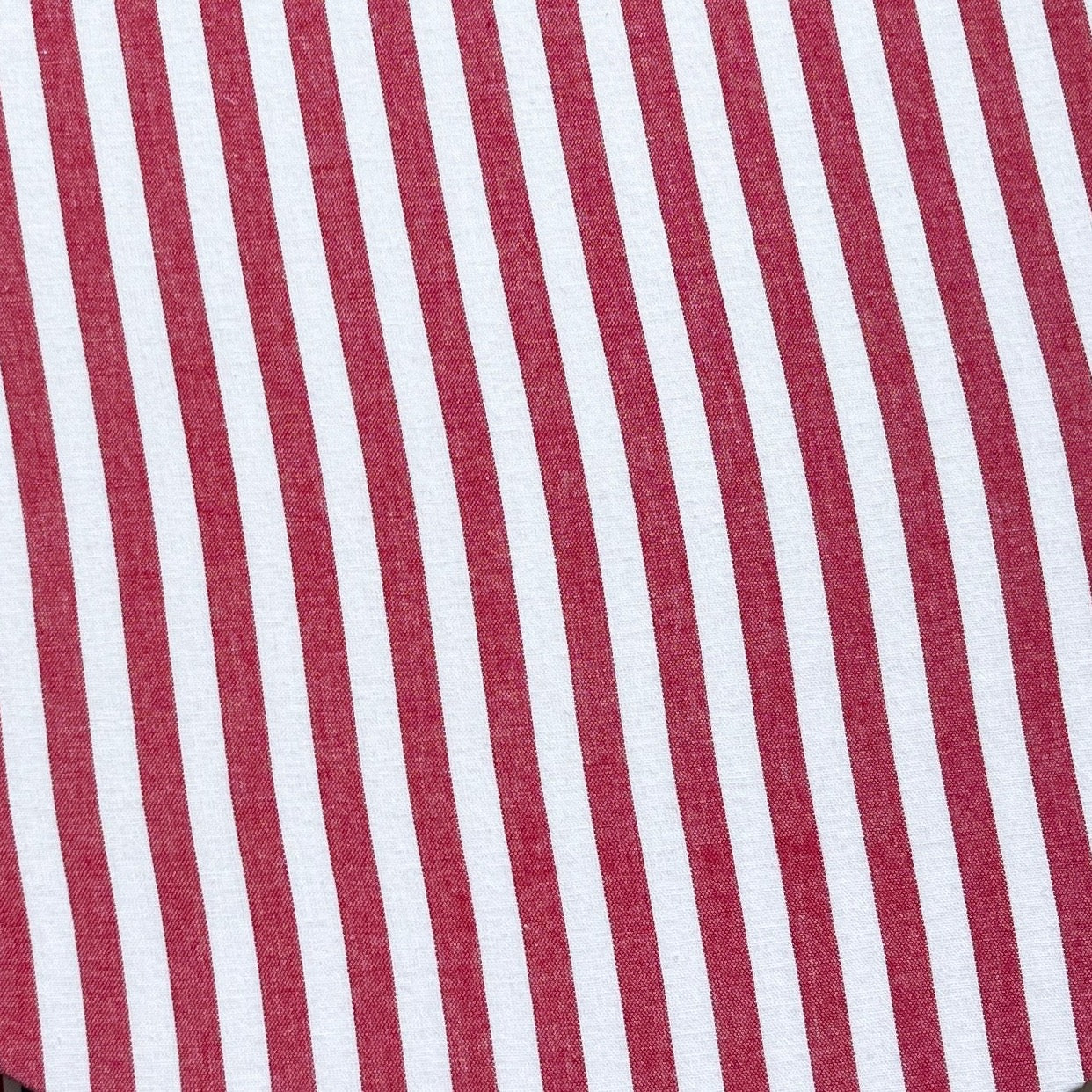 Abnehmbarer Bezug für Tischset - Stripes blanc rouge