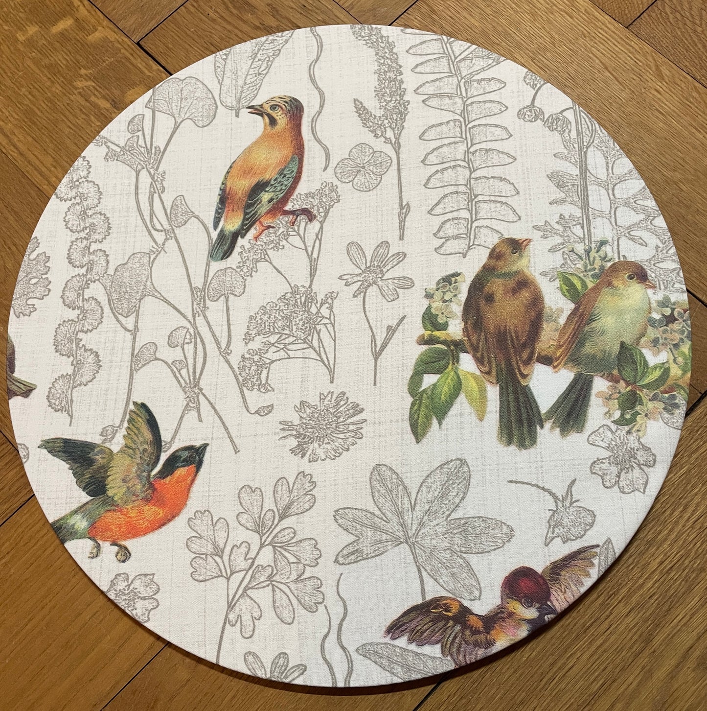 Abnehmbarer Bezug für Tischsets - Birds