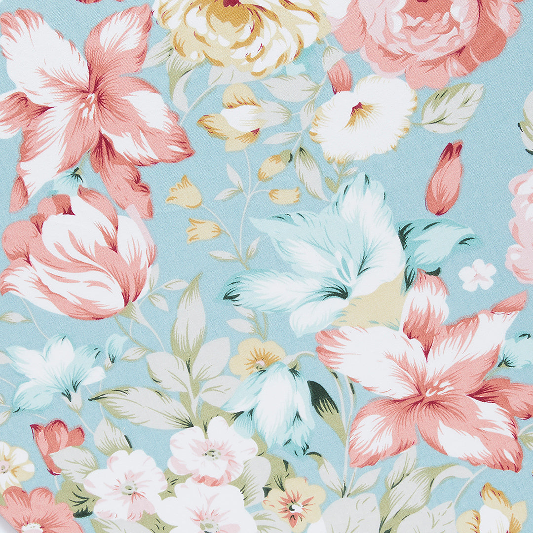 Abnehmbarer Bezug für Tischset - Sommer Rosen bleu