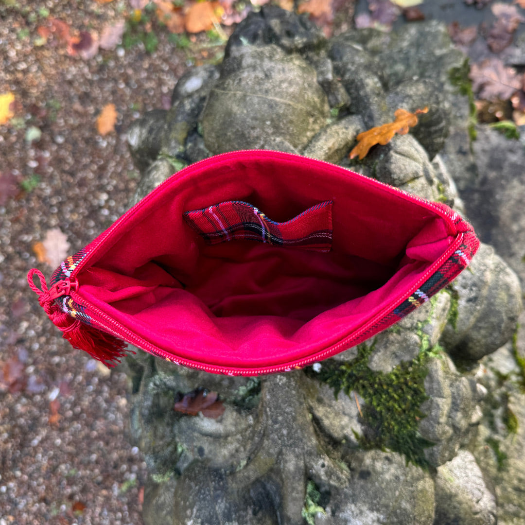 Tasche Klassisches rotes Schottenkaro