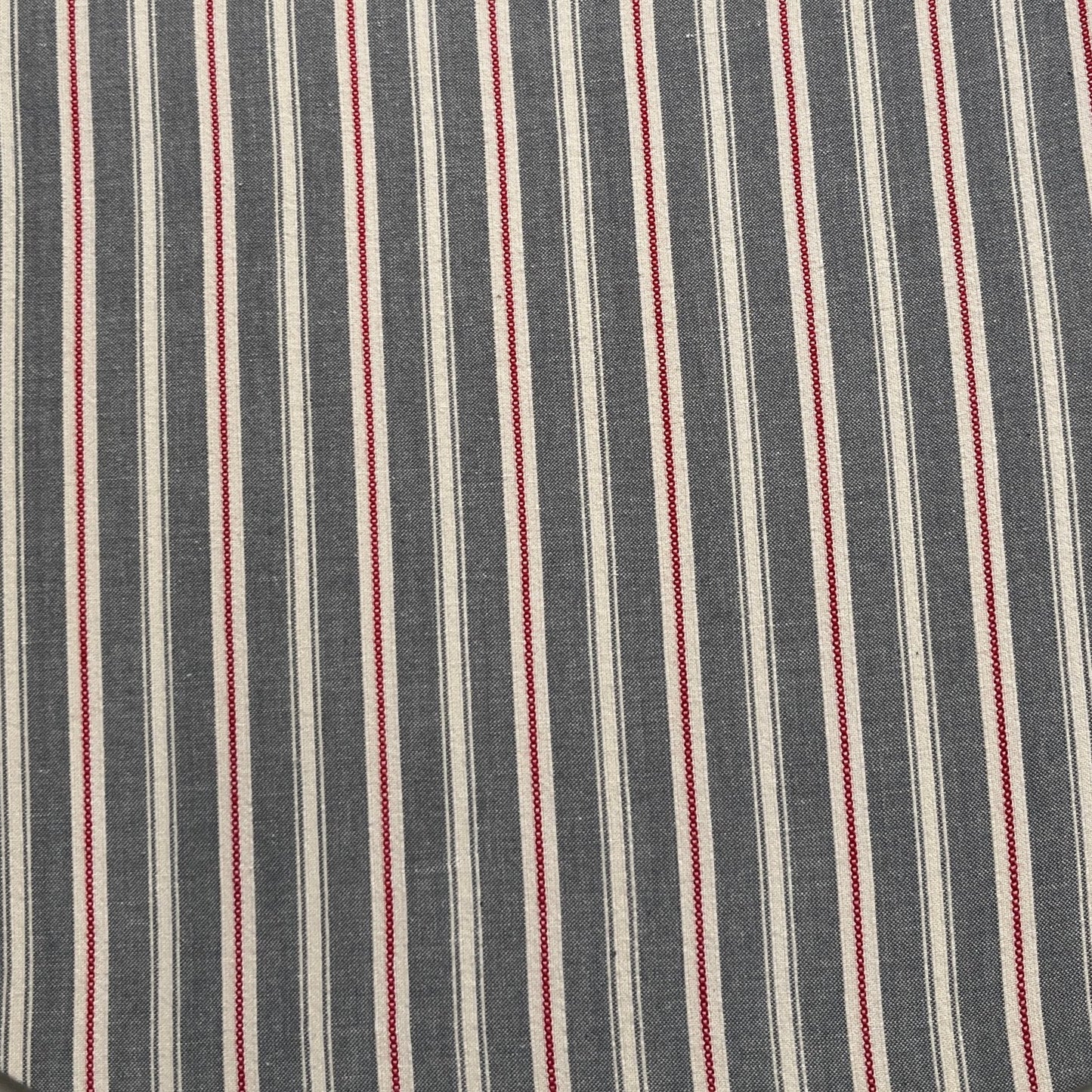 Abnehmbarer Bezug für Tischsets - Stripes Grau/Weiß/Rot