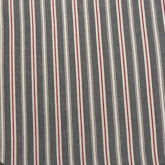 Abnehmbarer Bezug für Tischsets - Stripes Grau/Weiß/Rot