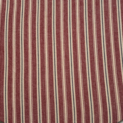 Abnehmbarer Bezug für Tischsets - Stripes Dunkelrot/Beige/Grau