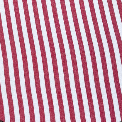 Abnehmbarer Bezug  für Tischset - Stripes blanc rouge