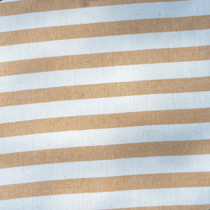 Abnehmbarer Bezug für Tischset - Stripes gelb - weiss