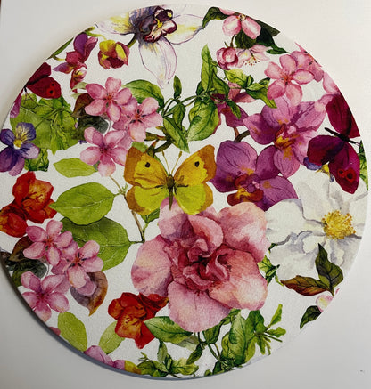 Abnehmbarer Bezug  für Tischset - Sommer-Blumen